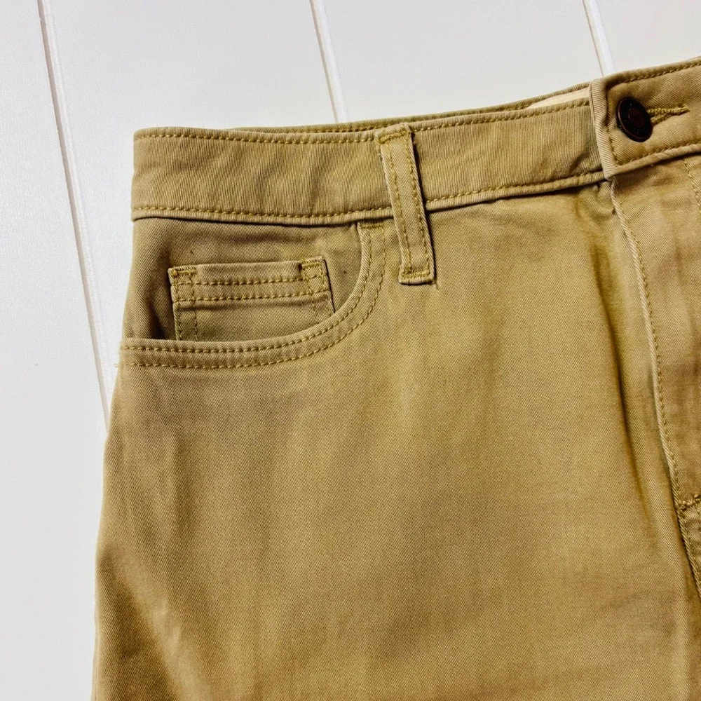 Vintage Y2K Hollister Khaki Stretch Mini Skirt Academia Neutral Size 3